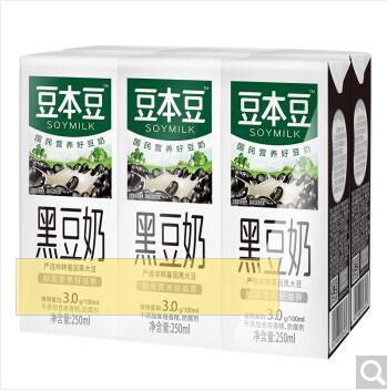 豆本豆豆奶 豆本豆豆奶 250ml*12瓶/提利乐包黑豆奶 250ml*12瓶/提 250ml*12瓶/提