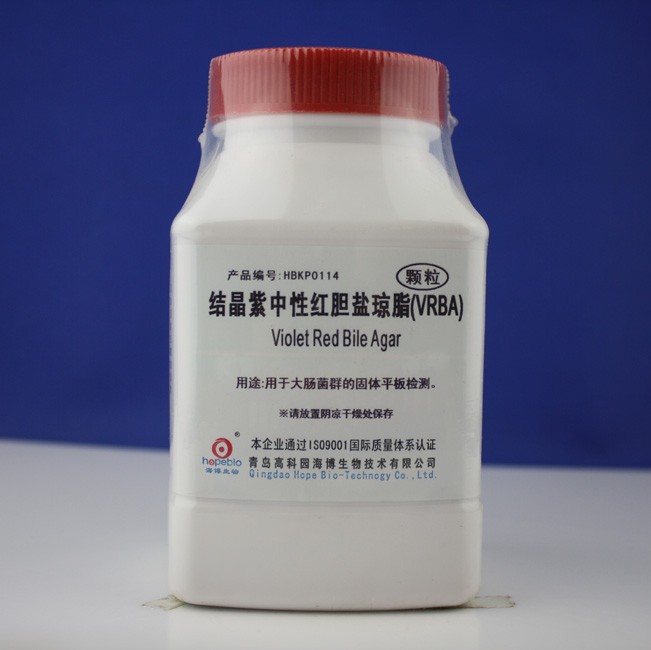 海博 Hopebio 海博 Hopebio 青岛库 结晶紫中性红胆盐琼脂（VRBA）颗粒 250g 海博 联系客服更改折扣 250g 青岛库 250g 青岛库