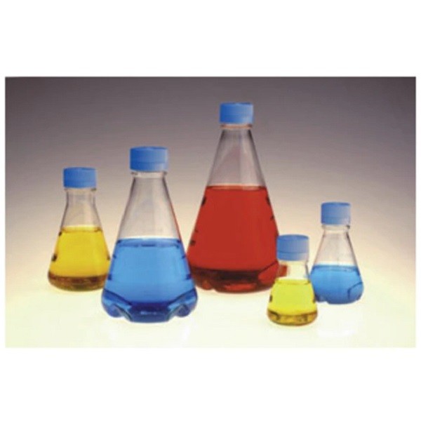 Nalgene Nalgene NUNC 一次性无菌锥形瓶125ml，带档板的底，PETG（聚对苯二甲酸乙二醇酯共聚物），高密度聚乙烯（HDPE）盖 24个/箱 24个/箱
