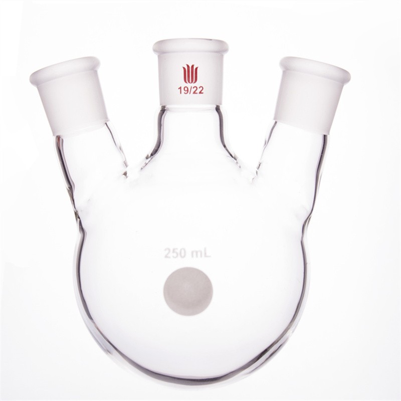 欣维尔 欣维尔 青岛库 斜三口烧瓶 250ml 中间磨口:19/22侧磨口:19/22 欣维尔 250ml 中间磨口:19/22侧磨口:19/22 青岛库 250ml 中间磨口:19/22侧磨口:19/22 青岛库