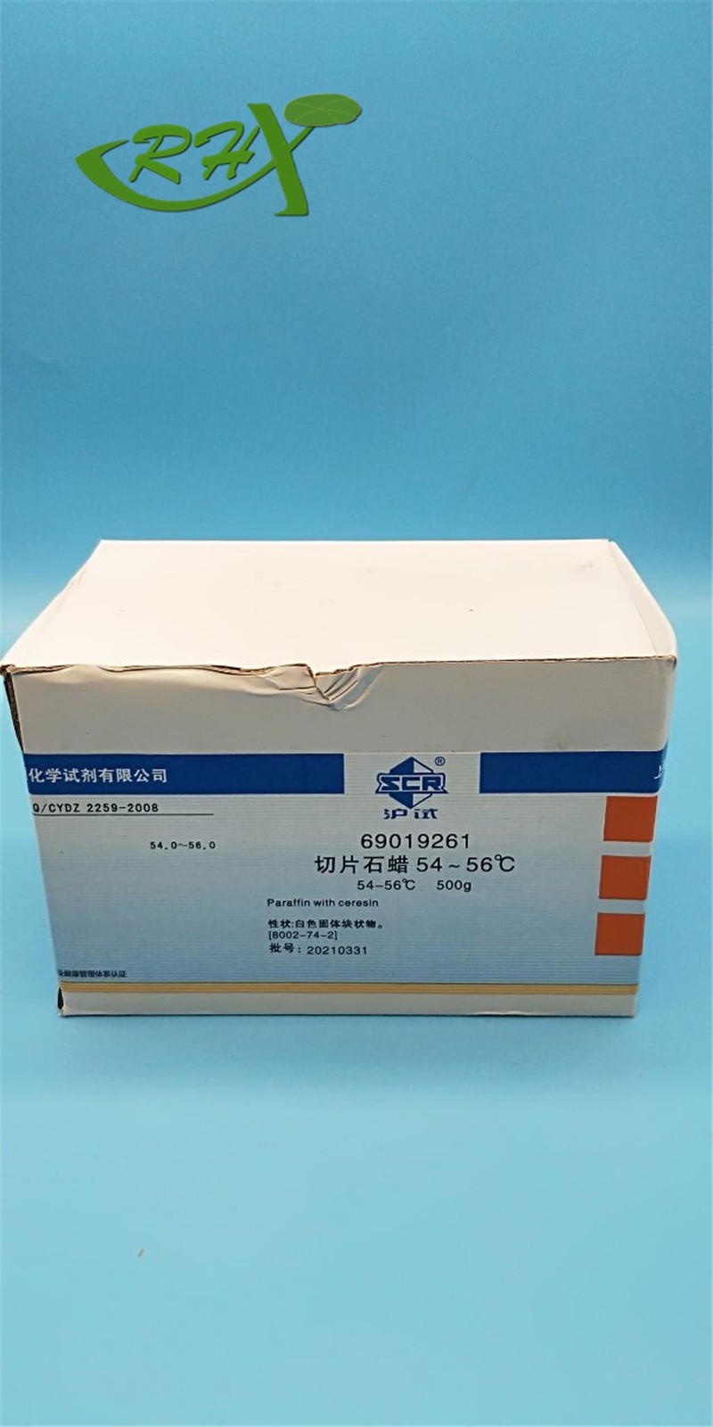 国药 沪试 国药 沪试 济南库 切片石蜡 54-56° 500G 国药 500G 54-56° 500G 54-56°