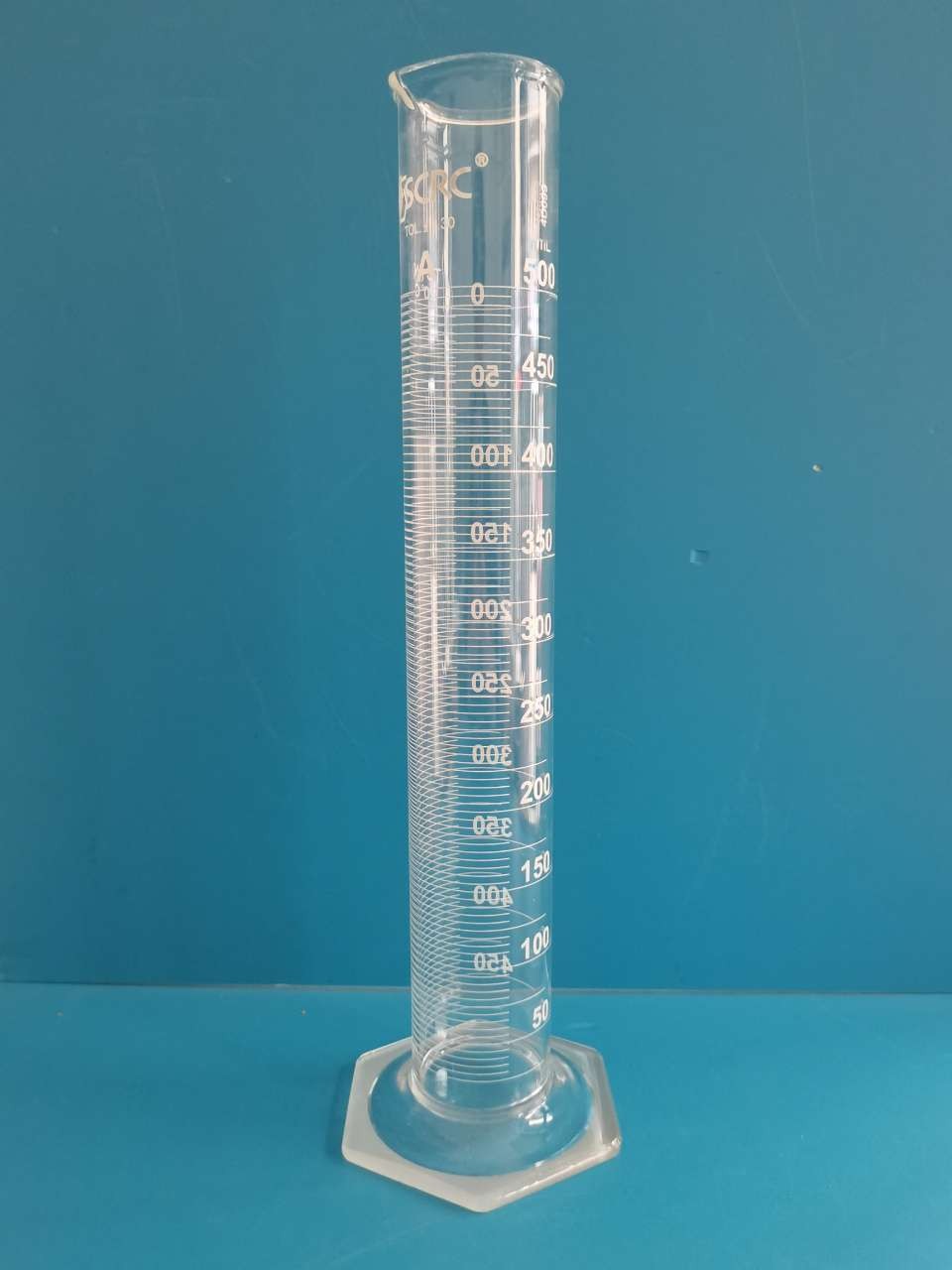 SCRC SCRC 济南库 量筒（六角底 量入）A级 500ml 国药 可代办证书 500ML /5 济南库 500ML /5 济南库