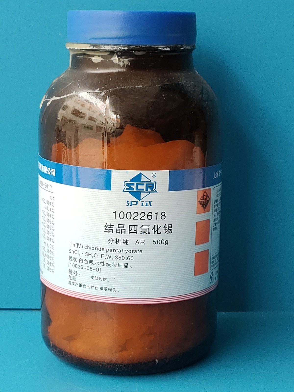 国药 沪试 国药 沪试 济南库 四氯化锡，五水  (氯化高锡） AR 500G 国药 AR 500G AR 500G