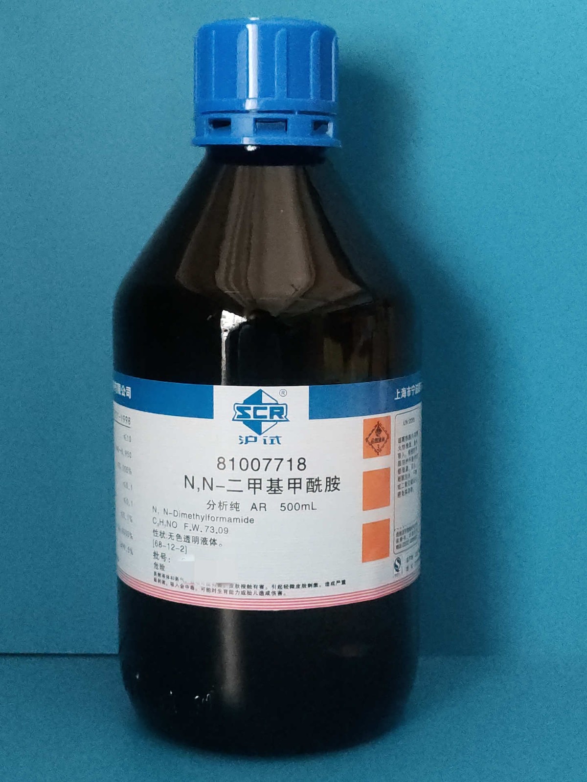 国药 沪试 国药 沪试 济南库 N,N二甲基甲酰胺 AR 500ML 国药 AR 500ML AR 500ML