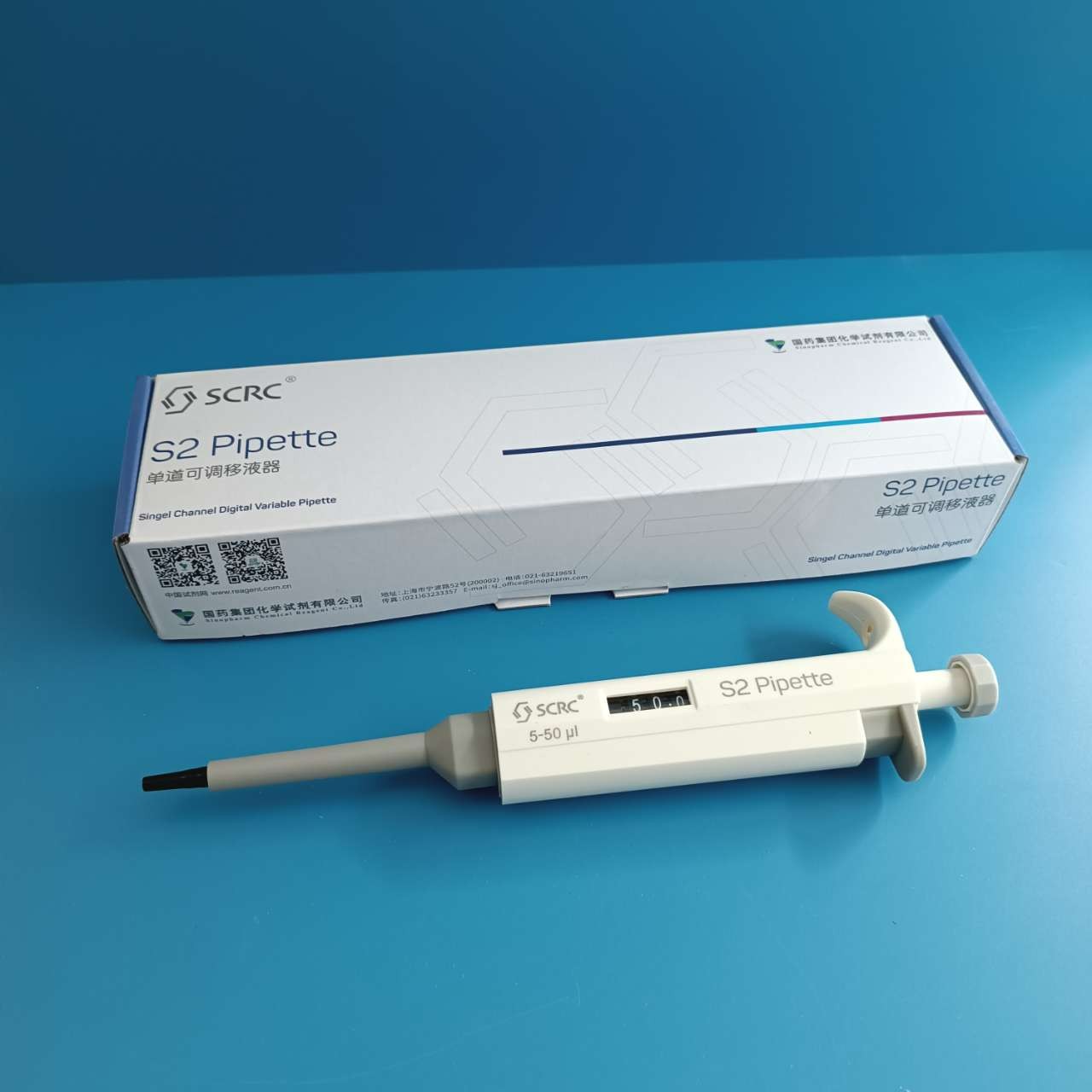 SCRC SCRC 济南库 单道可调式移液器(半支消毒) 5-50ul SCRC（fisher代工） 5-50ul 济南库 5-50ul 济南库