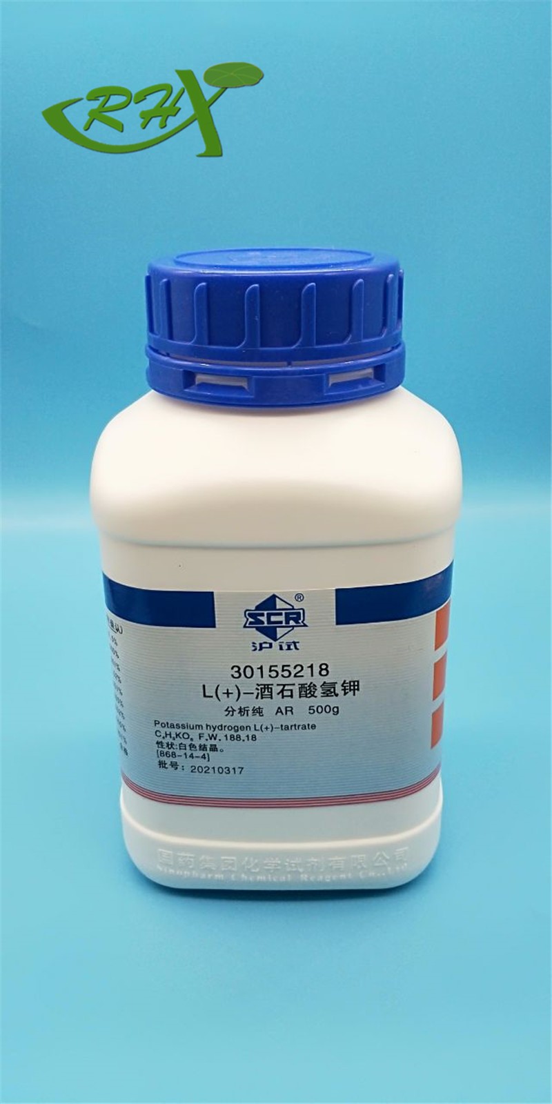 国药 沪试 国药 沪试 济南库 L+(-)酒石酸氢钾 AR 500G 国药 AR 500G AR 500G