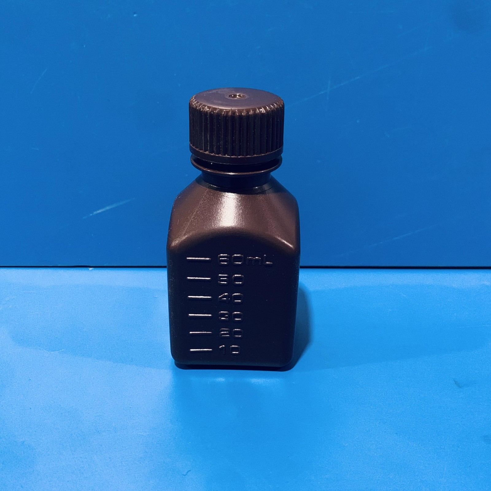 济南库 优质棕色HDPE小口方瓶 60ml  Uni-Sci 60ml 济南库 60ml 济南库