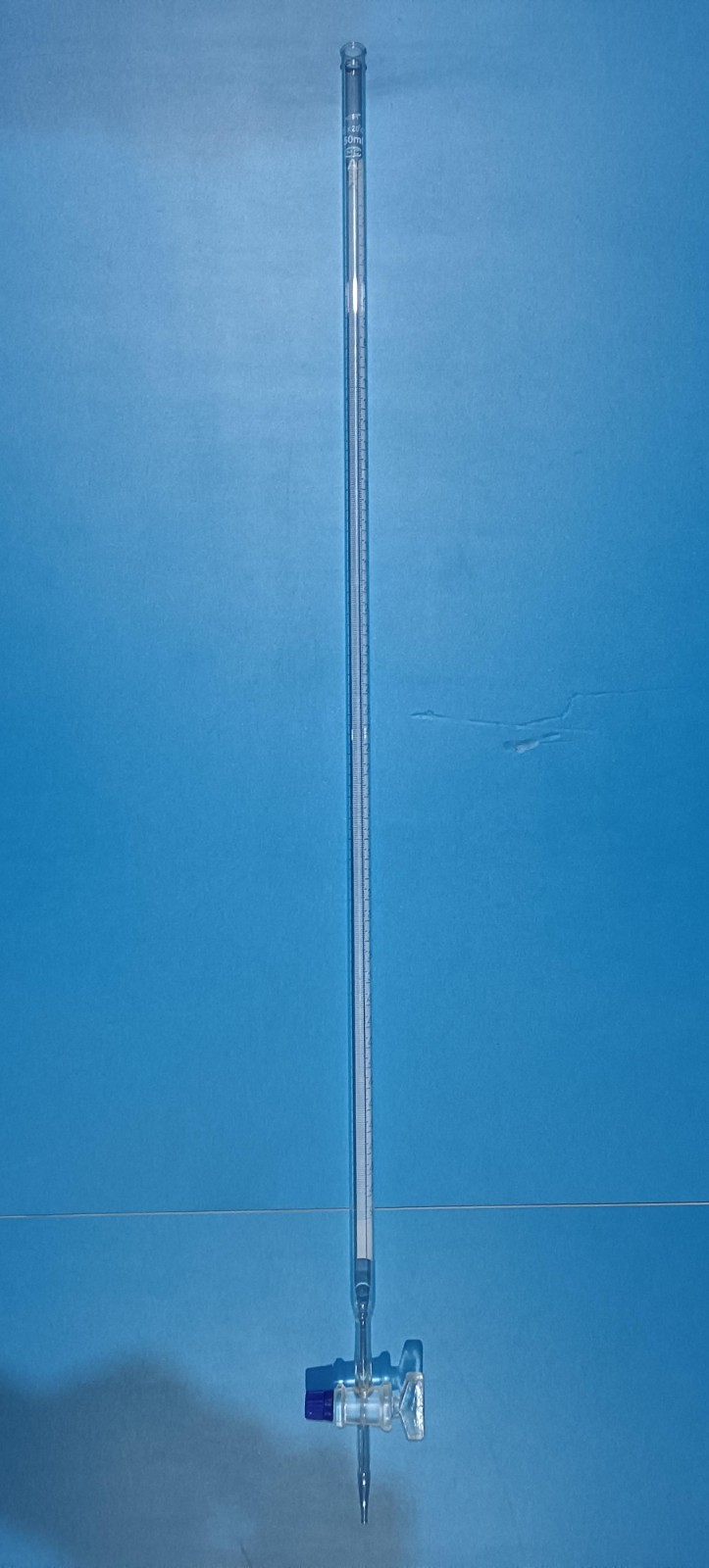 RH RH 济南库 兰线酸式滴定管 螺纹开关 A级 50ml RHX 优等品高过检率 刻标（酸洗不掉色） 50ml 济南库 50ml 济南库