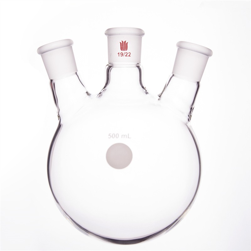 欣维尔 欣维尔 青岛库 斜三口烧瓶 500ml 中间磨口:19/22侧磨口:19/22 欣维尔 500ml 中间磨口:19/22侧磨口:19/22 青岛库 500ml 中间磨口:19/22侧磨口:19/22 青岛库