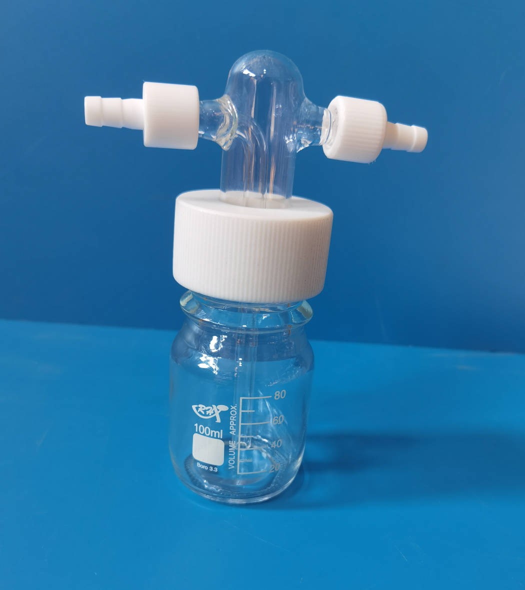 RH RH 济南库 四氟直管气体洗瓶 100ml 100ml 济南库 100ml 济南库