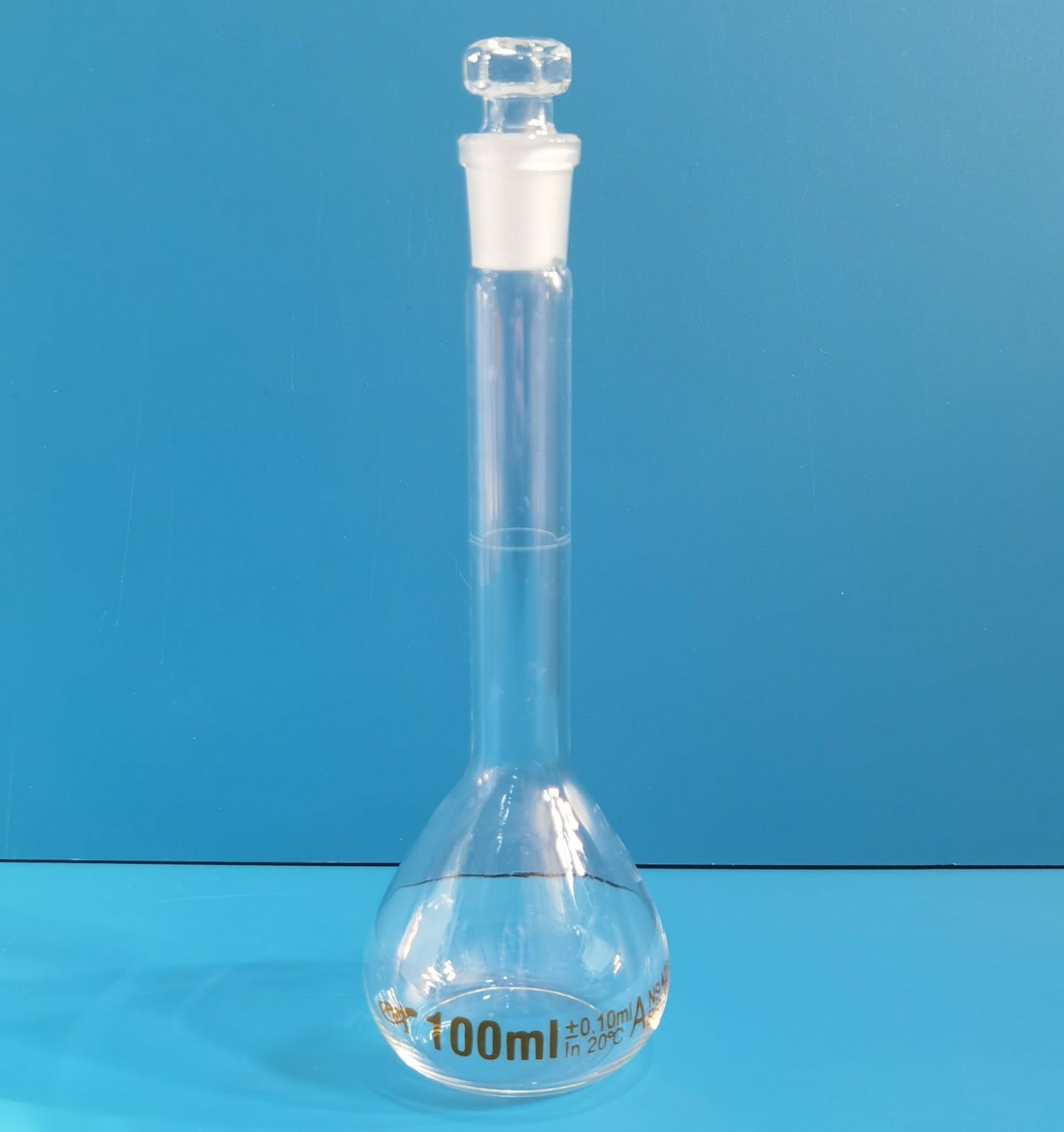 RH RH 青岛库 高硼硅标口量瓶 六角 A级100ml RHX 优等品高过检率 刻标（酸洗不掉色） 六角 A级100ml 六角 A级100ml
