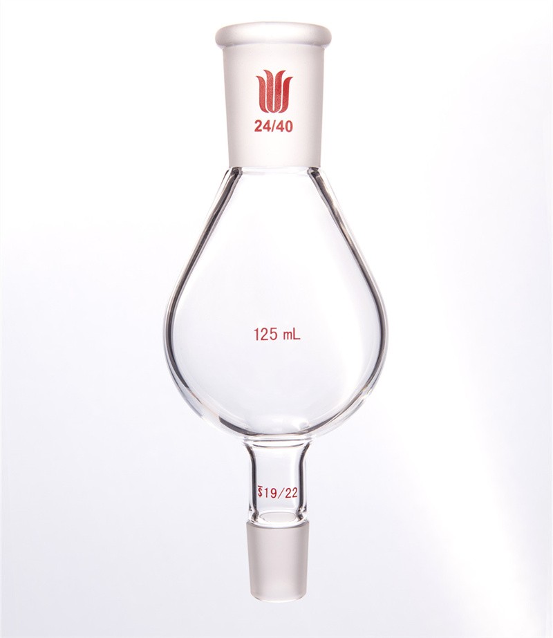 欣维尔 欣维尔 临沂库 KD浓缩仪烧瓶 125mL 欣维尔 125mL 上24/40下19/22 临沂库 125mL 上24/40下19/22 临沂库