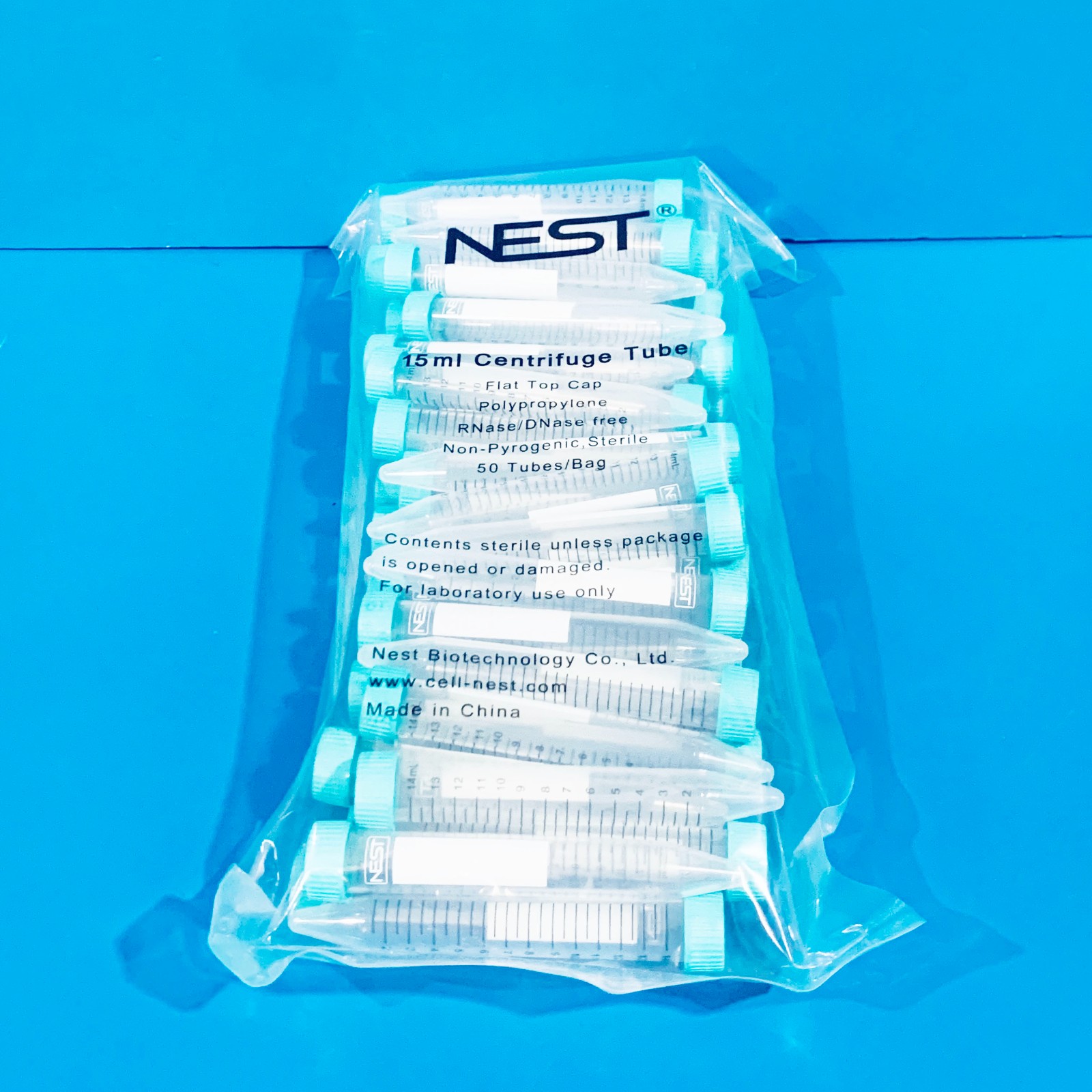 NEST NEST 青岛库15mL 离心管无架包装经济型50支/包 耐思 NEST 15 mL 10包/箱 15 mL 10包/箱