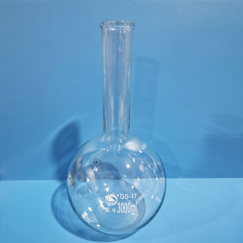 蜀牛 蜀牛 青岛库 长颈平底烧瓶 3000ML 蜀牛 3000ML  8只/箱 3000ML  8只/箱