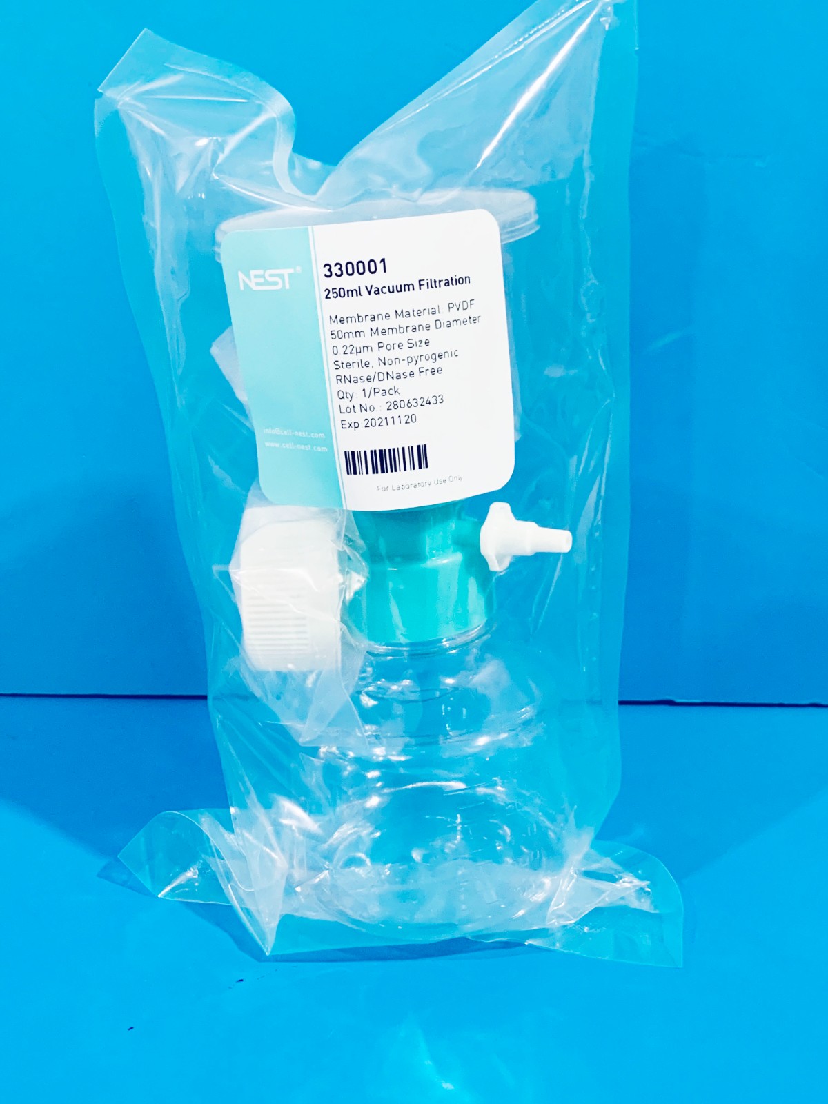 NEST NEST 青岛库 瓶口真空过滤器 250mL 杯式滤器 (PVDF材质), 0.22μm 整套 ,灭菌 耐思 NEST 250mL/0.22um 12只/箱 250mL/0.22um 12只/箱