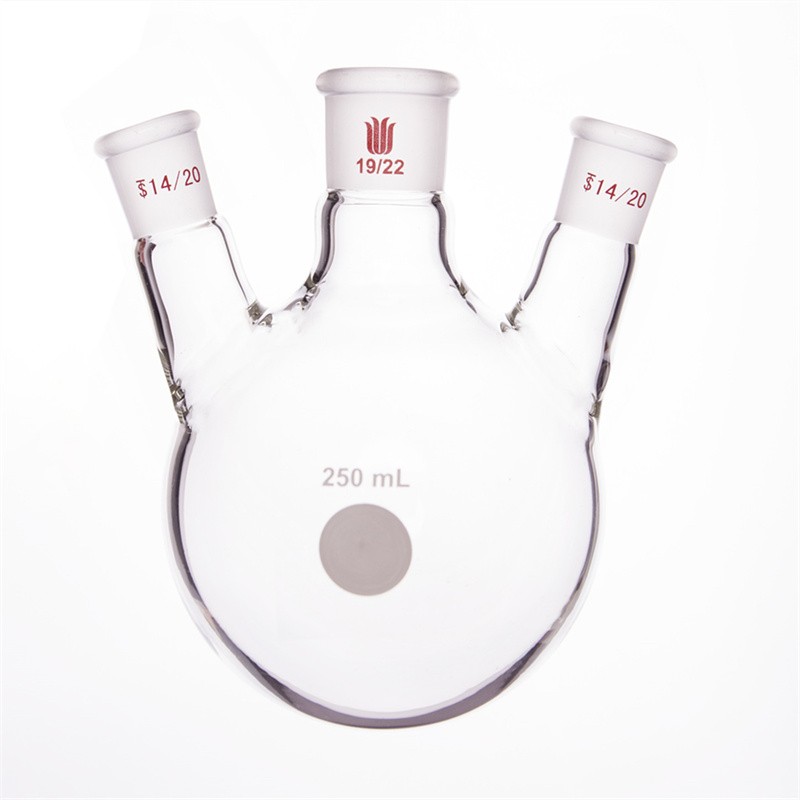 欣维尔 欣维尔 济南库 斜三口烧瓶 250ml 中间磨口:19/22侧磨口:14/20 欣维尔 250ml 中间磨口:19/22侧磨口:14/20 济南库 250ml 中间磨口:19/22侧磨口:14/20 济南库