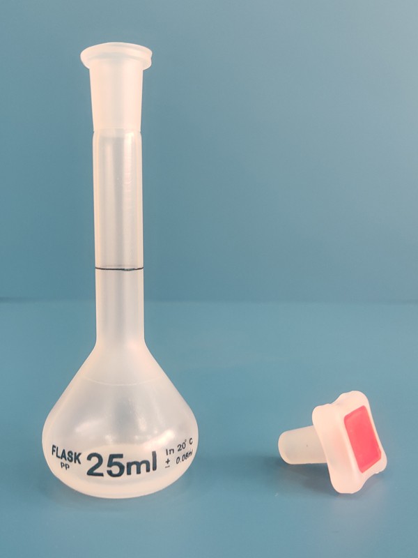 济南库  优质标准塑料容量瓶 25ML 耐高温高压   Uni-Sci 25ML 济南库 25ML 济南库