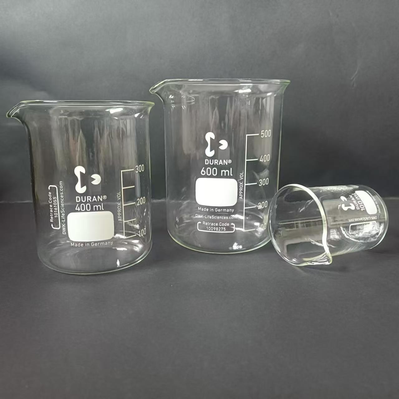 DURAN DURAN DURAN 烧杯, 低型, 带倾倒口, 3000 ml 3000ml 4/箱 3000ml 4/箱