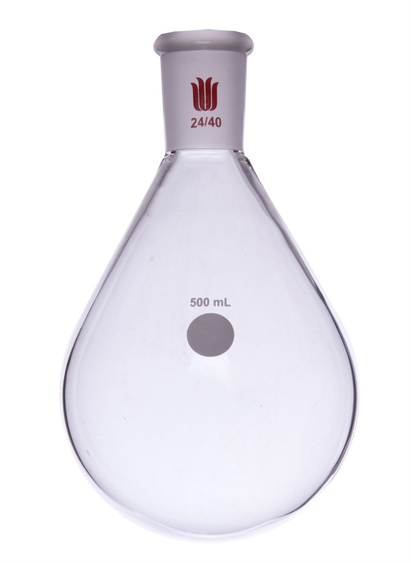 欣维尔 欣维尔 青岛库 茄形烧瓶 500ml24/40 欣维尔 500ml24/40 青岛库 500ml24/40 青岛库