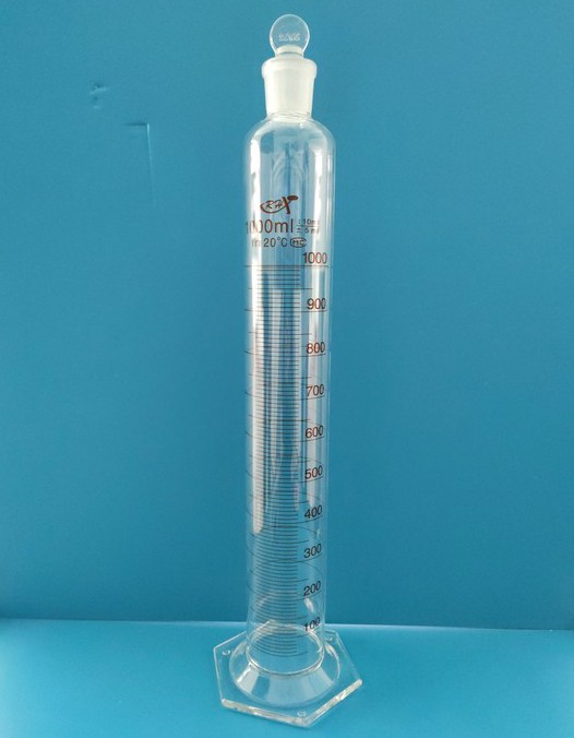 RH RH 青岛库 高硼硅六角具塞量筒 A级 1000ml RHX 1000ml 1000ml