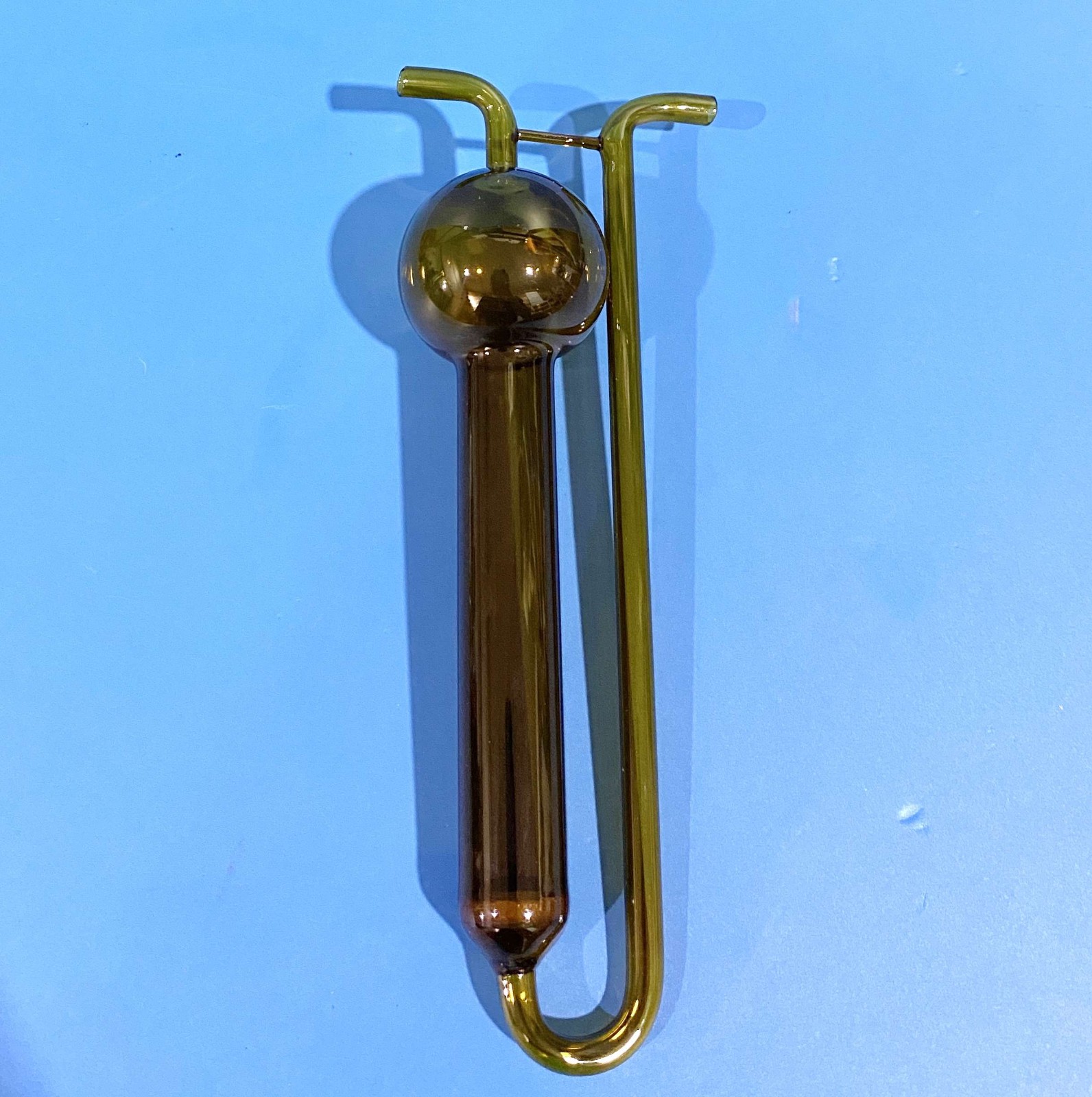 临沂库 U型多孔玻板吸收管  棕 25ml 棕 25ml 临沂库 棕 25ml 临沂库