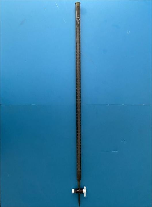 RH RH 青岛库 四氟棕酸滴定管 A级 100ml RHX 优等品高过检率 刻标（酸洗不掉色） 酸碱两用 100ml 100ml