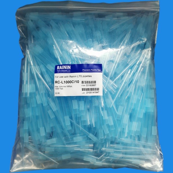 Rainin Rainin Rainin瑞宁 圆柱型1000ul吸头,移液器吸头 RC LTS 1000μL 10000C/10 CN 1000支/包 1000支/包