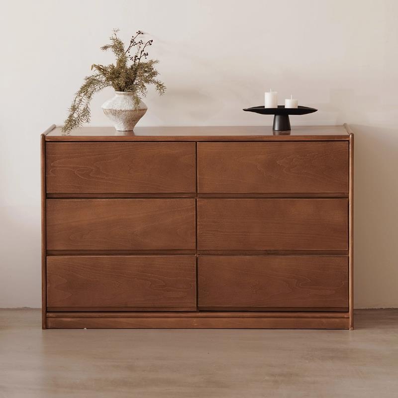 爱客意 爱客意 榉木六斗柜 120*40*76 六斗柜 120*40*76 六斗柜