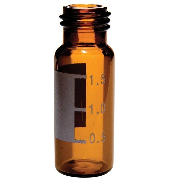 Thermo Thermo （Thermo）1.5ml色谱进样瓶 9mm 螺口瓶 棕色进样瓶  宽口(6mm)（P有书写区） 100个/盒 100个/盒