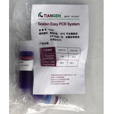 天根 天根 KT221-02，Golden Easy PCR System（含染料），组分I：500 U;组分II：10 ml 10 ml 10 ml