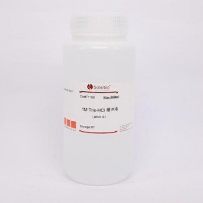 索莱宝 索莱宝 索莱宝 1M Tris-HCl缓冲液(PH=9.0)，100ml 100ml 100ml