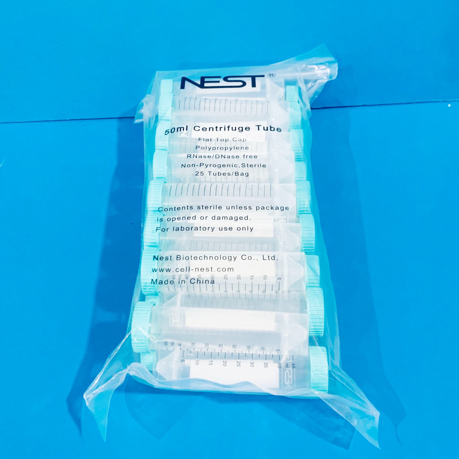 NEST NEST 50mL离心管袋装可立25支/包，20包/箱 50mL，25支/包，20包/箱 青岛库 50mL，25支/包，20包/箱 青岛库