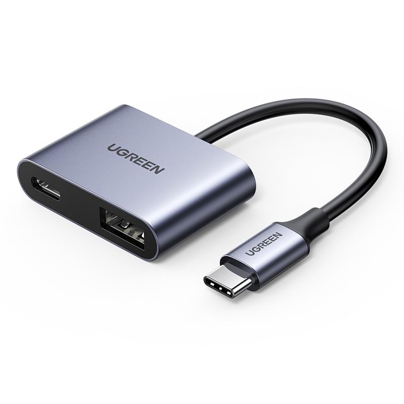 绿联 绿联 绿联 US395 Type-C转USB 3.0+PD转换器 深空灰（整箱220个）