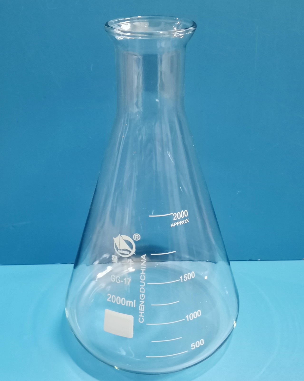 蜀牛 蜀牛 青岛库 大口三角烧瓶 2000ML 蜀牛 48-53MM 11# 2000ML  8只/盒*2/箱 2000ML  8只/盒*2/箱