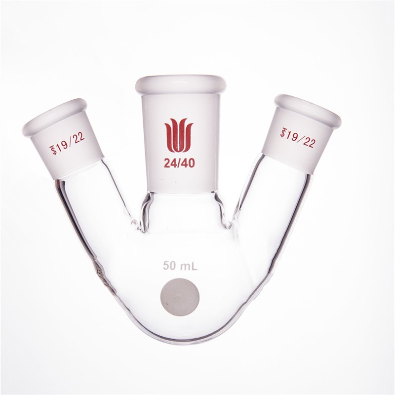 欣维尔 欣维尔 青岛库 斜三口烧瓶 50ml 中间磨口:24/40侧磨口:19/22 欣维尔 50ml 中间磨口:24/40侧磨口:19/22 青岛库 50ml 中间磨口:24/40侧磨口:19/22 青岛库