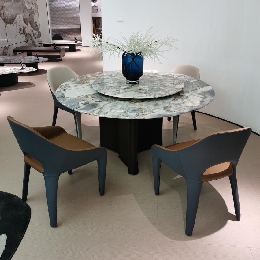 云比亚 云比亚 Minotti Lou 大象白天然大理石 圆餐桌  DT2866 φ135/150/160/180*75 DT2866 φ135/150/160/180*75 DT2866