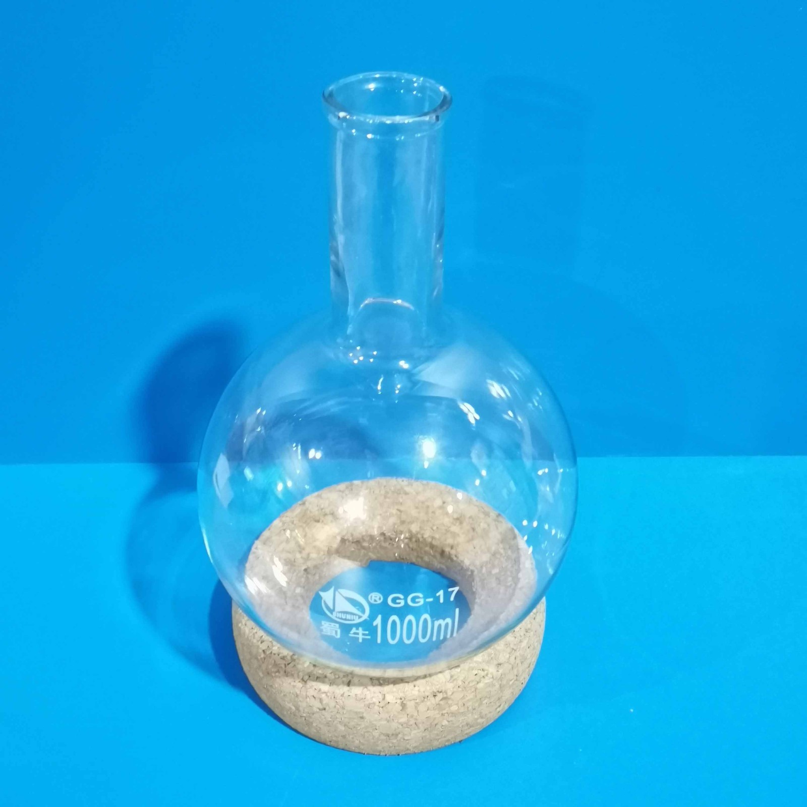 蜀牛 蜀牛 青岛库 短颈圆底烧瓶 1000ML 蜀牛 1000ML 24只/箱 1000ML 24只/箱