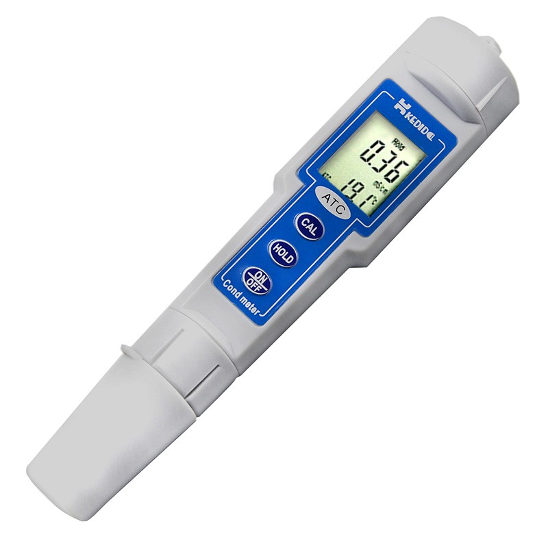 济南库 防水式笔式电导率仪 0～19.99 mS/cm，带温度补偿 适合纯净水、饮用水等Kedida 0～19.99 mS/cm，带温度补偿 济南库 0～19.99 mS/cm，带温度补偿 济南库