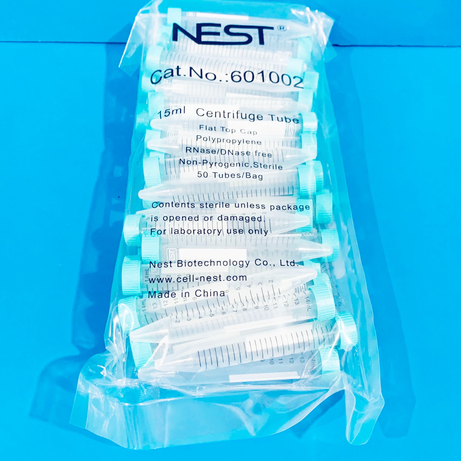 NEST NEST 青岛库 15 mL 离心管，无架包装（医疗级）50支/包 耐思 NEST批量折扣询客服 15 mL 10包/箱 15 mL 10包/箱