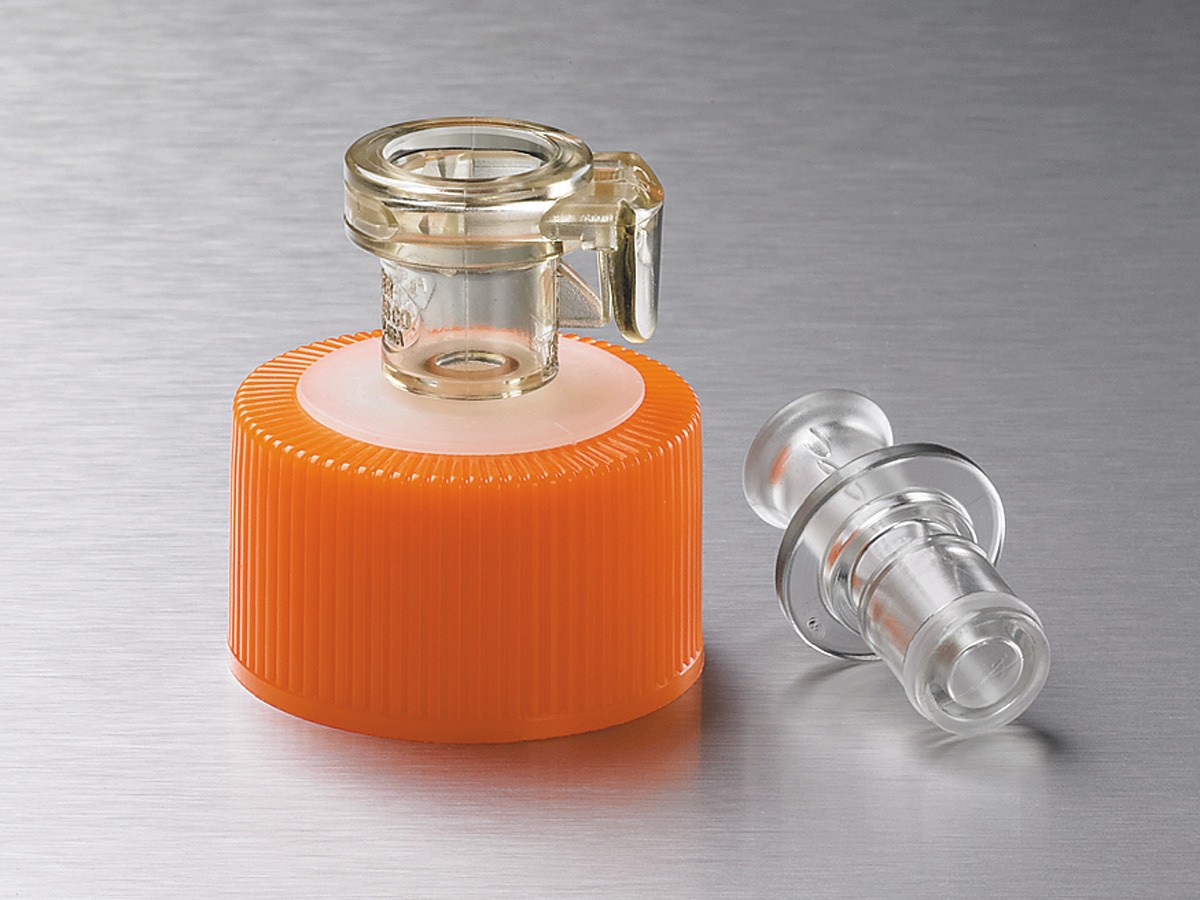 Corning Corning Corning CellSTACK molded Aseptic Transfer Cap, 33mm HDPE Cap with a Female MPC 1/4in ID and Male MPC 4/cs 4/cs