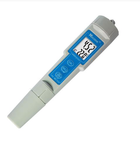 青岛库 全防水笔式酸度计 0.01带温度补偿 双数显 Kedida 0.01带温度补偿 青岛库 0.01带温度补偿 青岛库