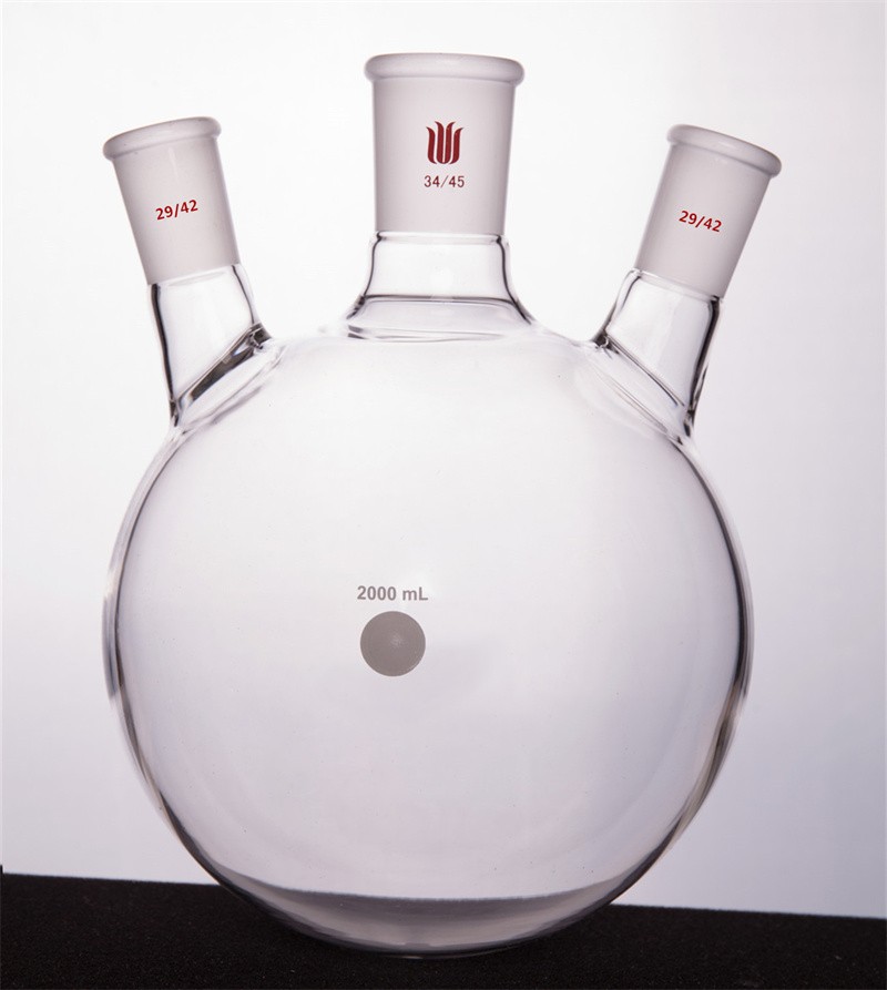 欣维尔 欣维尔 济南库 斜三口烧瓶 2000ml 中间磨口:34/45侧磨口:29/42 欣维尔 2000ml 中间磨口:34/45侧磨口:29/42 济南库 2000ml 中间磨口:34/45侧磨口:29/42 济南库