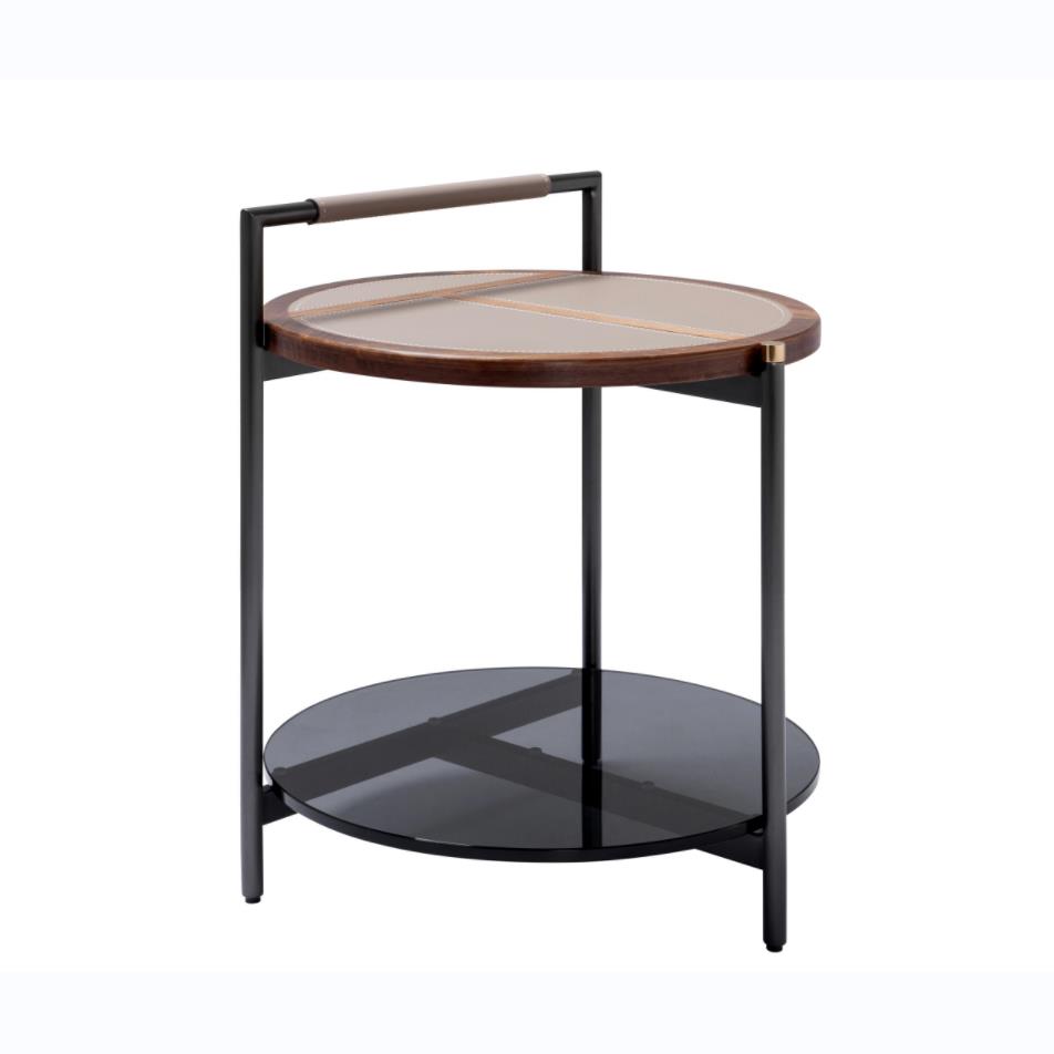 云比亚 云比亚 GIORGETTI Skyline尤加利木皮+马鞍皮角几DJ2811 ​φ48*61 DJ2811 ​φ48*61 DJ2811