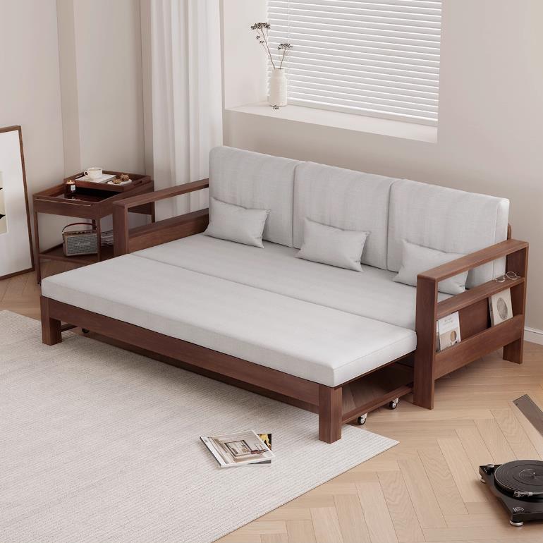 爱客意 爱客意 榉木沙发床半棠 210*78.5*93 半棠 210*78.5*93 半棠