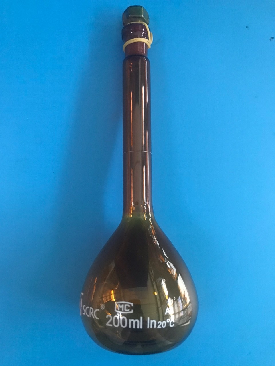 SCRC SCRC 济南库 棕色容量瓶(3.3 A级) 200ml 国药 可代办证书 200ml  2只/盒 济南库 200ml  2只/盒 济南库