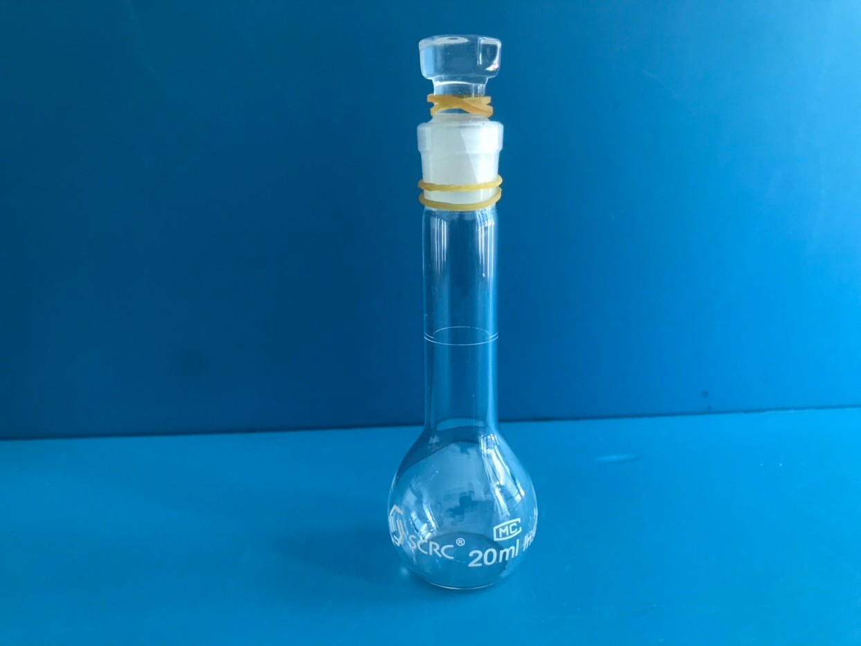 SCRC SCRC 青岛库 容量瓶(3.3 A级) 20ml 国药 可代办证书 20ml  2只/盒 青岛库 20ml  2只/盒 青岛库