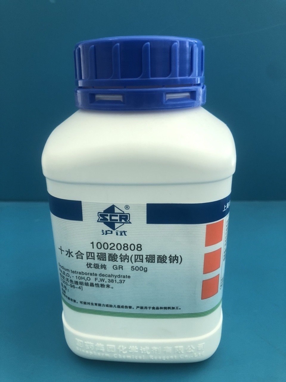 国药 沪试 国药 沪试 济南库 硼砂, 四硼酸钠，十水 GR 500G 国药 GR 500G GR 500G