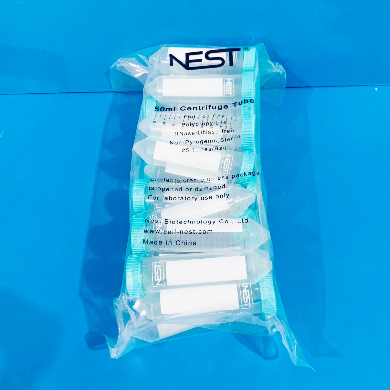 NEST NEST 青岛库50mL离心管无架包装经济型 25支/包 耐思 NEST 50 mL 20包/箱 50 mL 20包/箱