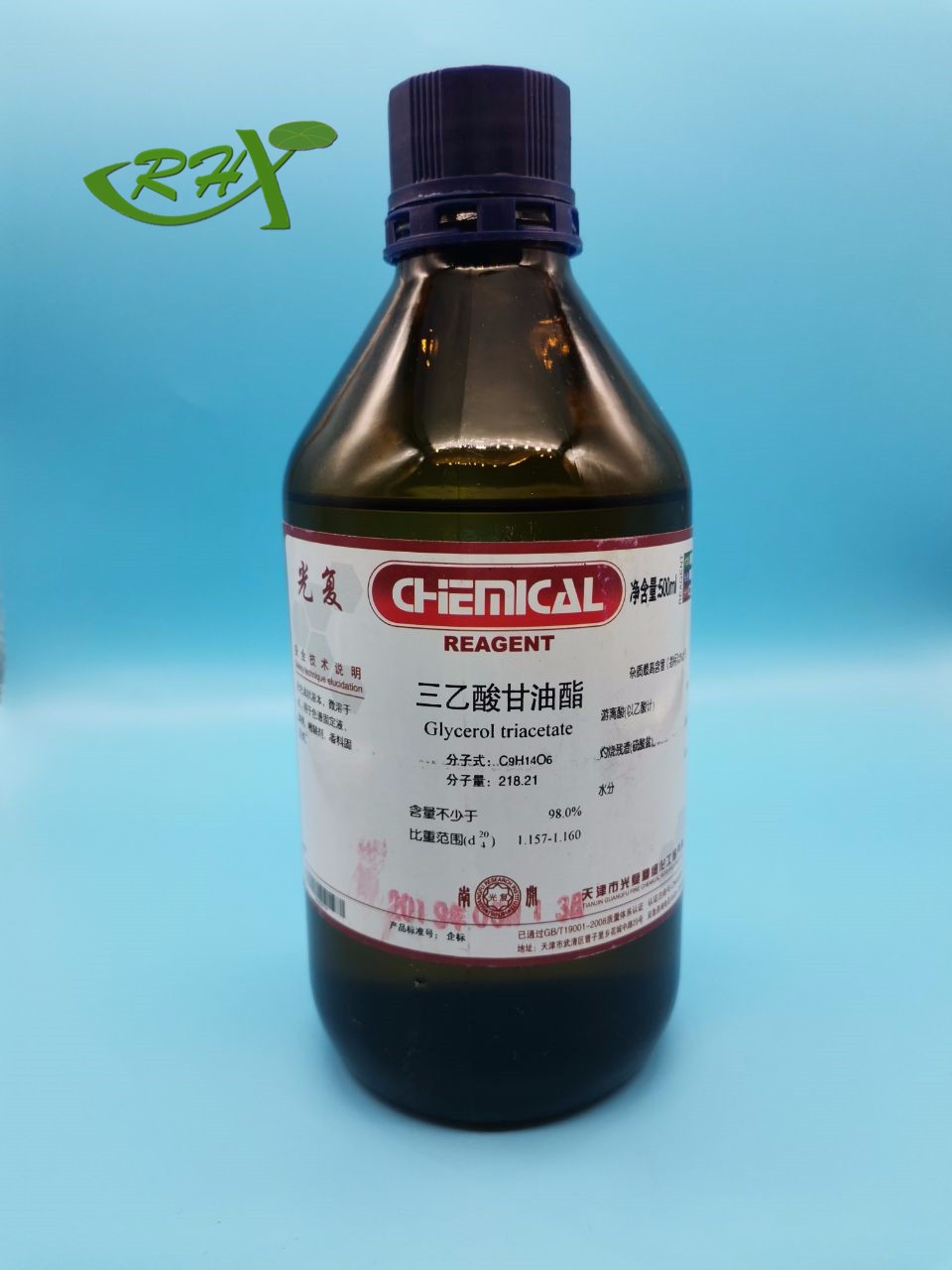 光复 光复 青岛库 三乙酸甘油酯 AR 500ml 光复 AR 500ml 青岛库 AR 500ml 青岛库