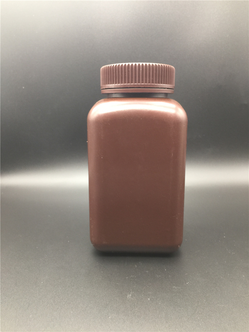 青岛库 棕色HDPE大口方瓶 60ml 优质方形塑料瓶  Uni-Sci 60ml 60ml